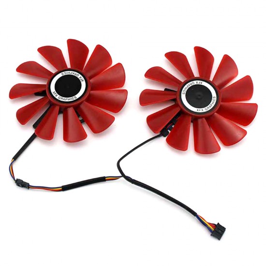 XFX RS XXX Edition RX 570 - RX 580 KIRMIZI FAN SETİ 2 Lİ XFX RS XXX Edition RX 570 - RX 580 KIRMIZI FAN SETİ 2 Lİ
